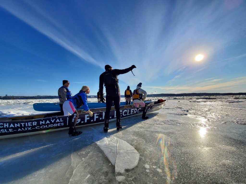 Du kayak de mer hivernal avec Saguenay Aventures