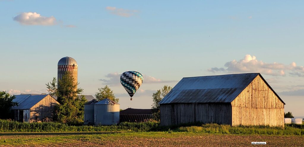 Envolée en montgolfière